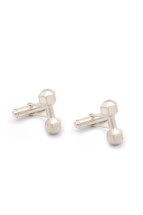 dumbbell cufflinks