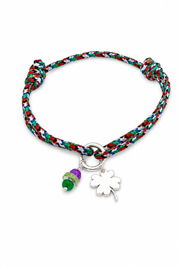 ring charm bracelet “Clover”