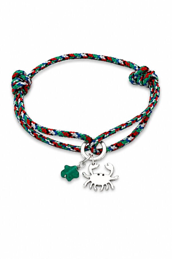 ring charm bracelet “Crab”