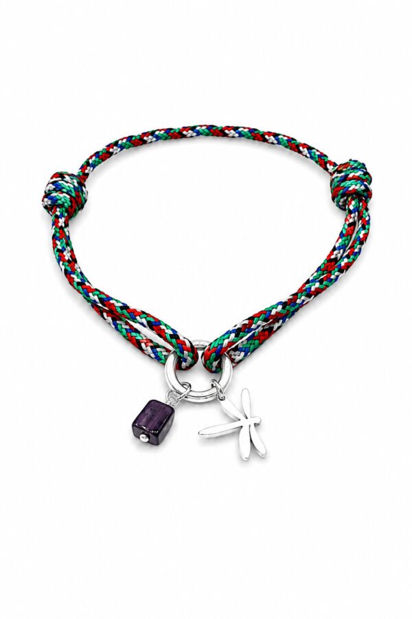 ring charm bracelet “Dragonfly”