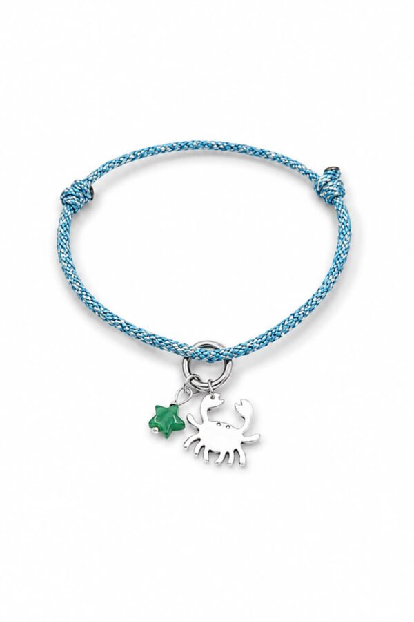 ring charm bracelet “Crab”