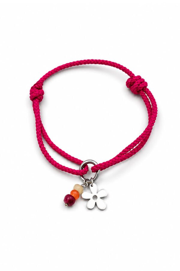 ring charm bracelet “Flower”