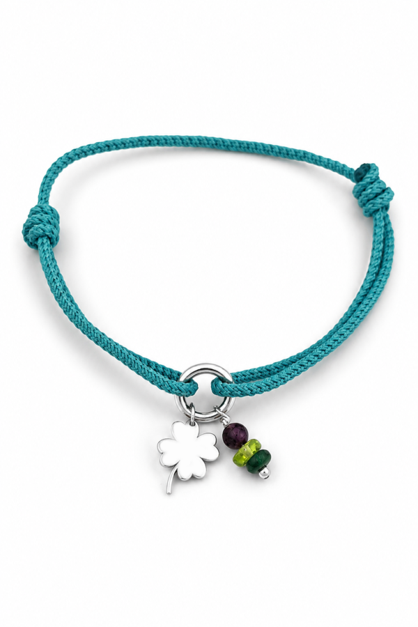 ring charm bracelet “Clover”