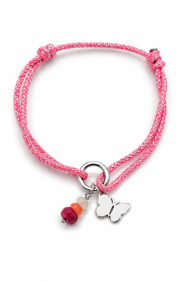 ring charm bracelet “Butterfly”