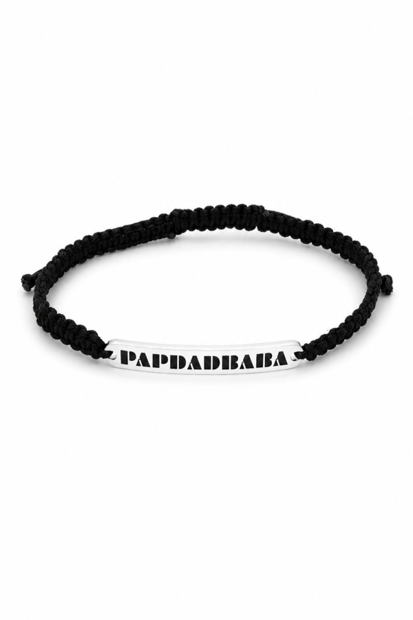 pap dad baba plate